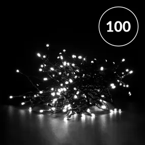 Christmas Sparkle Indoor and Outdoor Chaser Lights x 100  White LEDs - Mains Operated