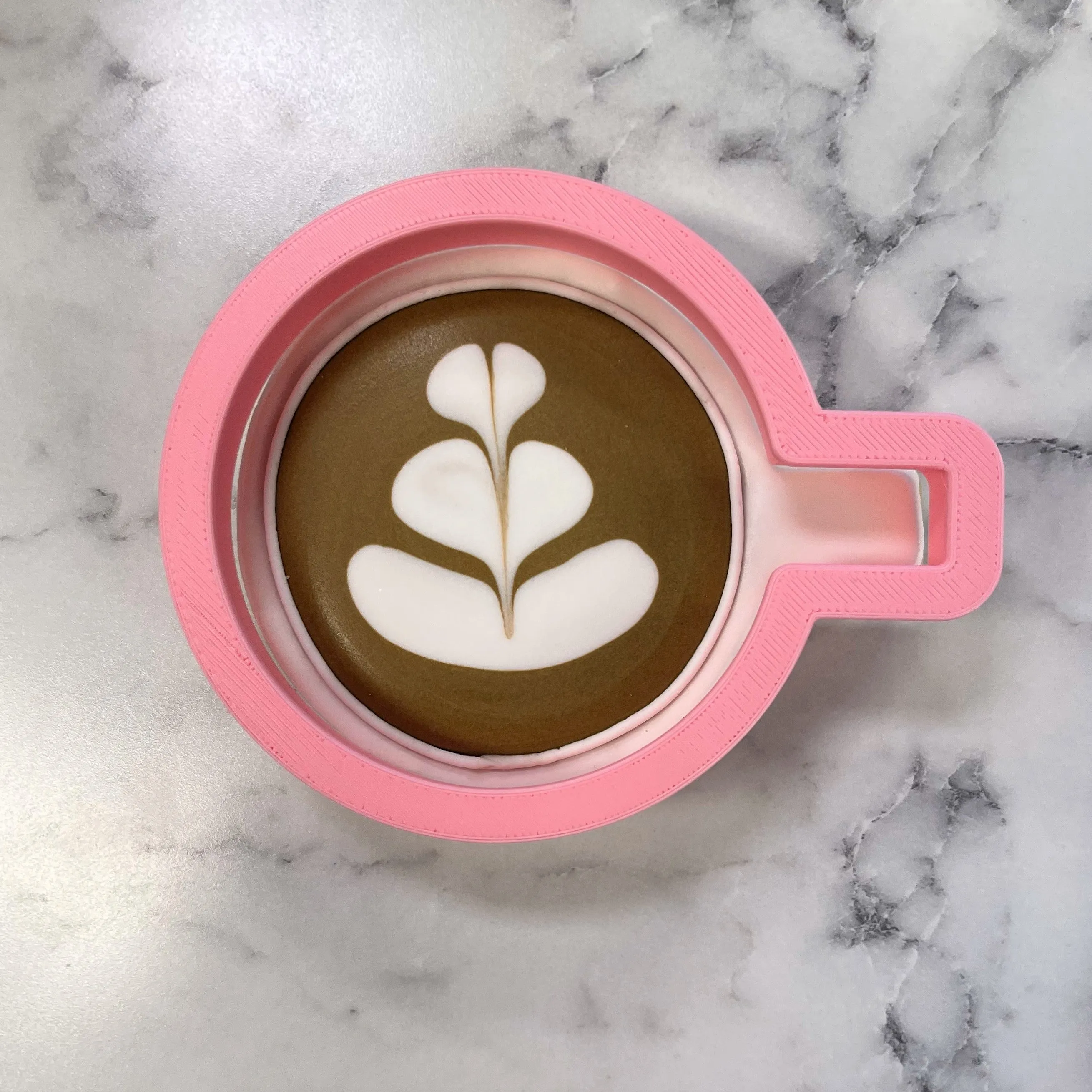 Coffee Cup Top View Cookie Cutter