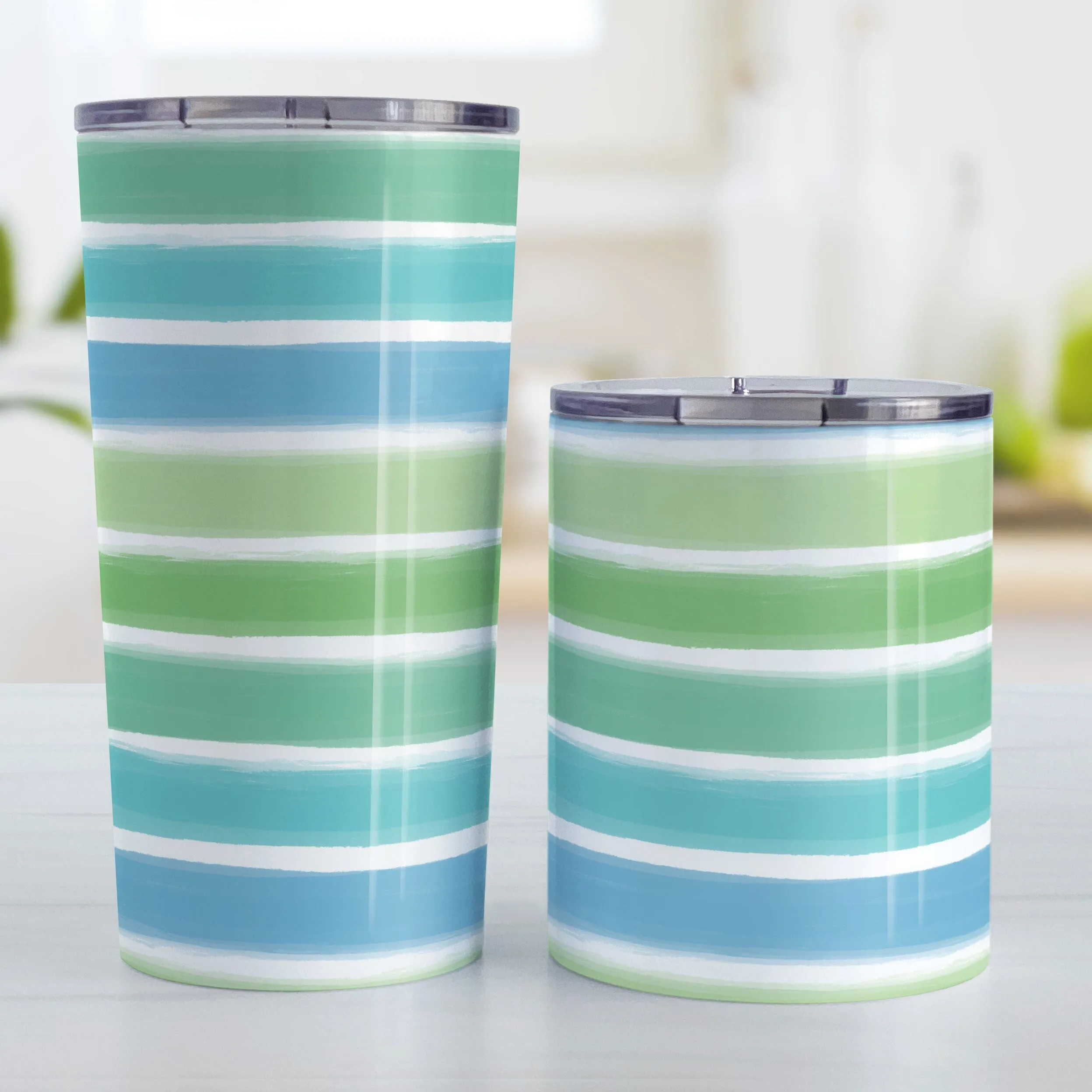 Cool Paint Strokes Tumbler Cup