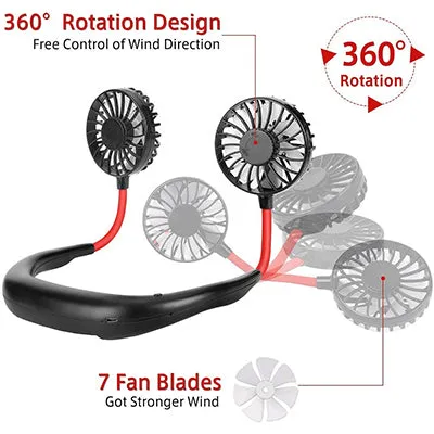 Cooling Mini Neck Dual Fan