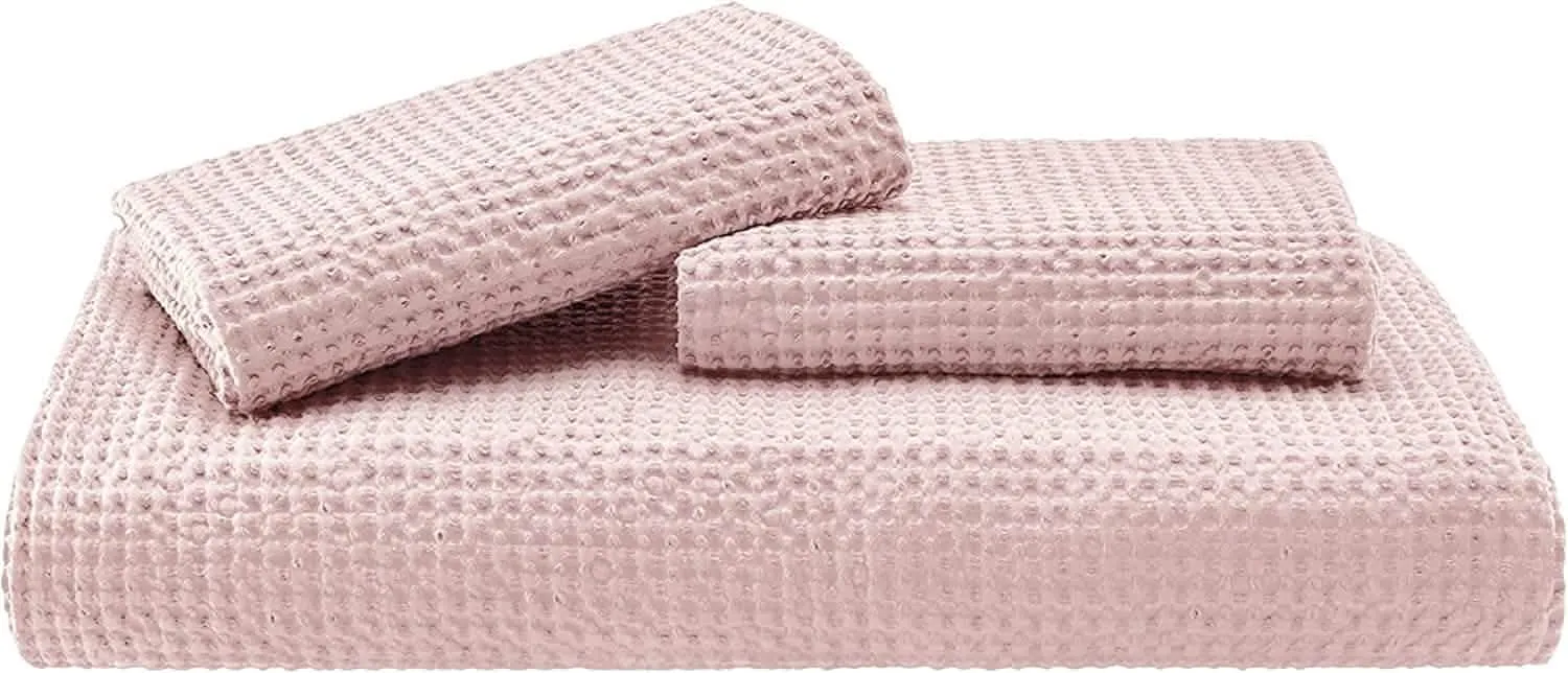 Cotton Waffle Weave Duvet Cover Set