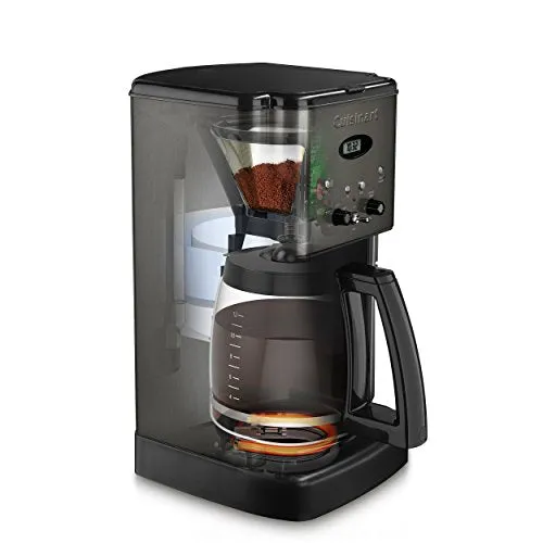 Cuisinart DCC-1200P1 Brew Central 12-Cup Programmable Coffeemaker Coffee Maker, Carafe, Brushed Chrome