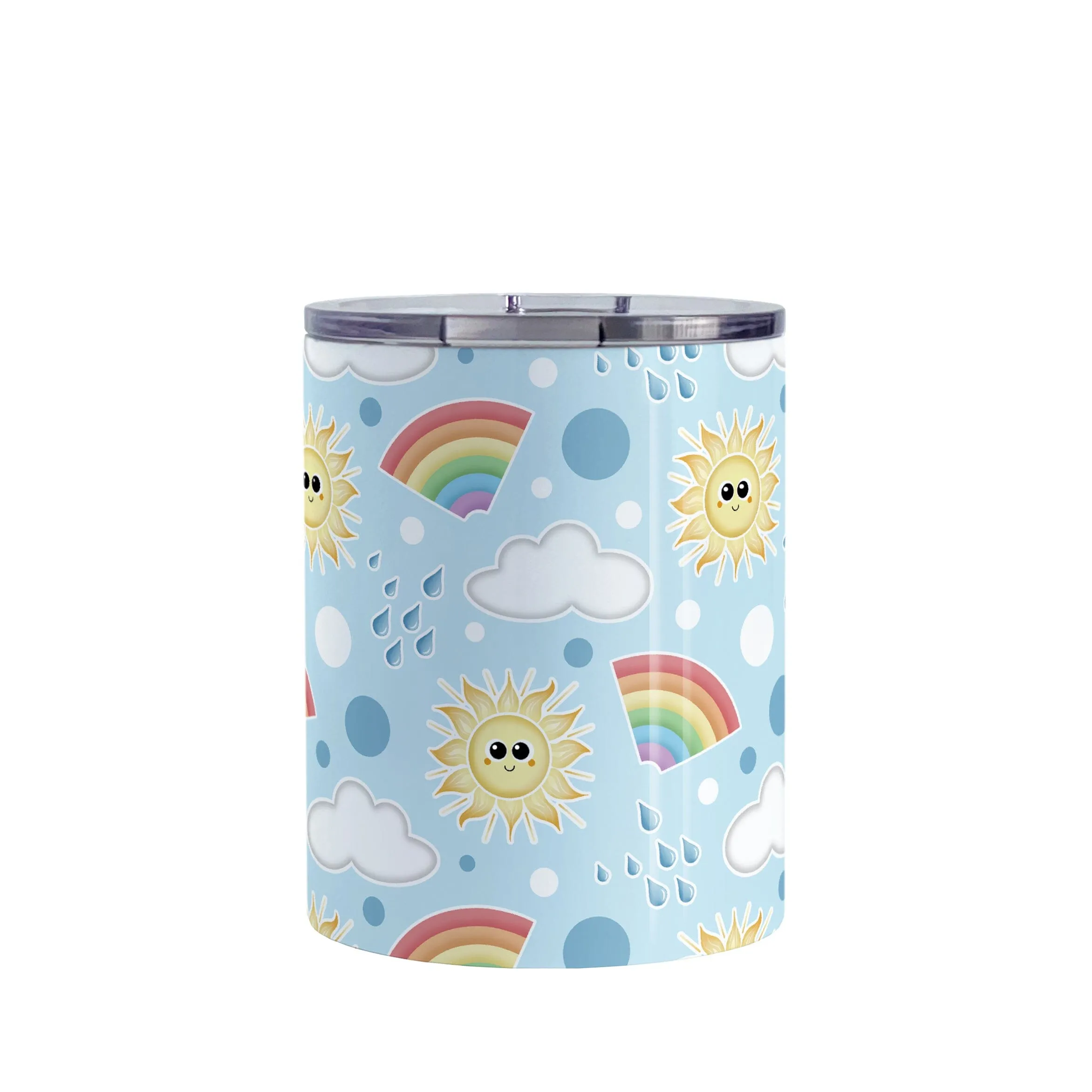 Cute Sunshine and Rainbows Tumbler Cup