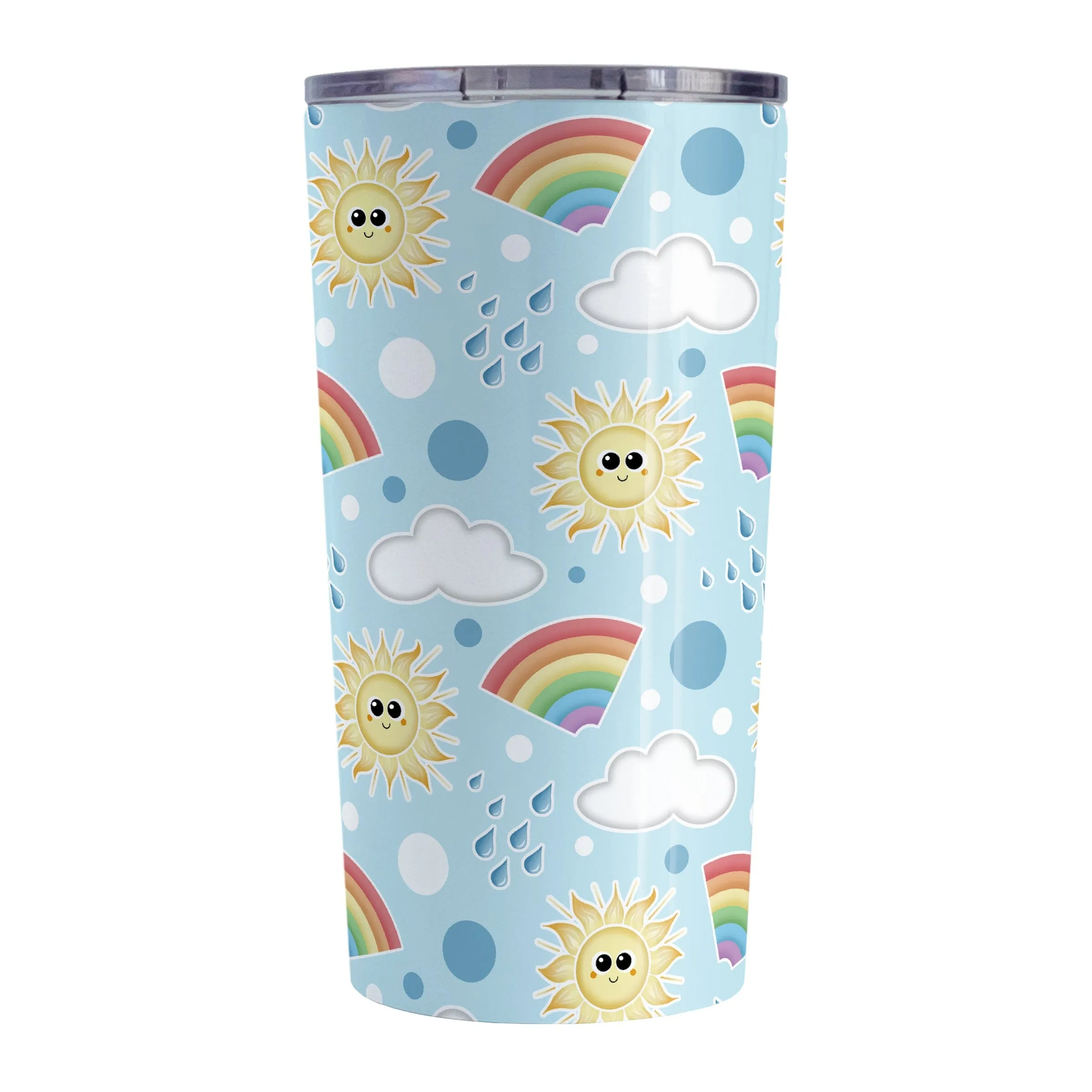 Cute Sunshine and Rainbows Tumbler Cup