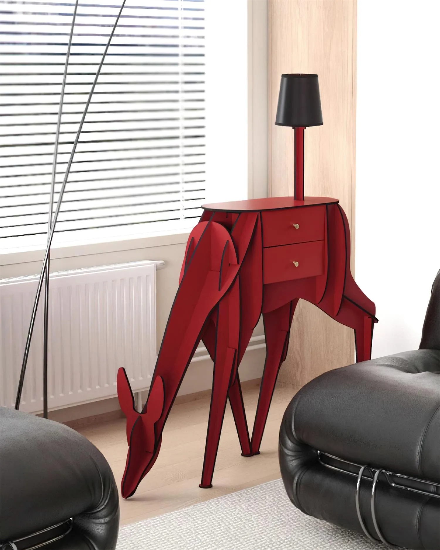 Deer Art Floor Lamp