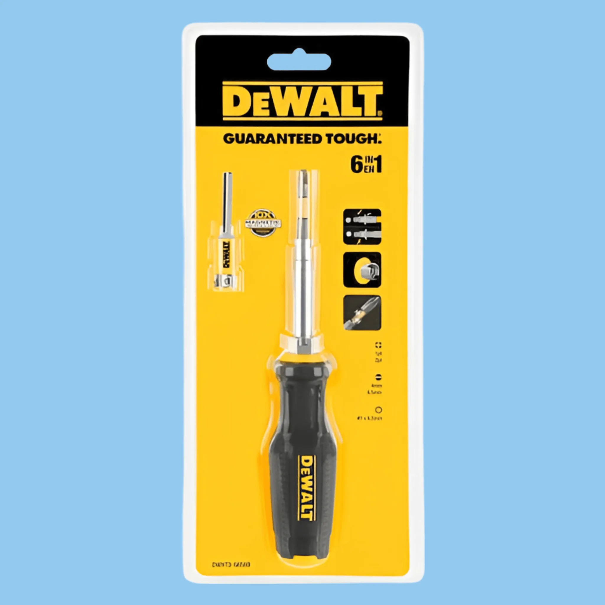 DeWalt DWHT0-66569 Full Fit 6-way Multi-bit Screwdriver