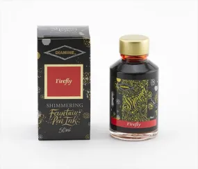 Diamine Shimmering Fountain pen Inks 50ml - Firefly