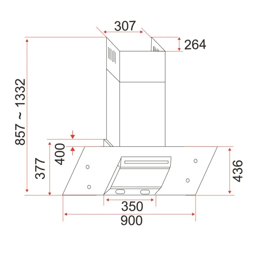 EF CH-AG30-A Cooker Hood CHAG30A