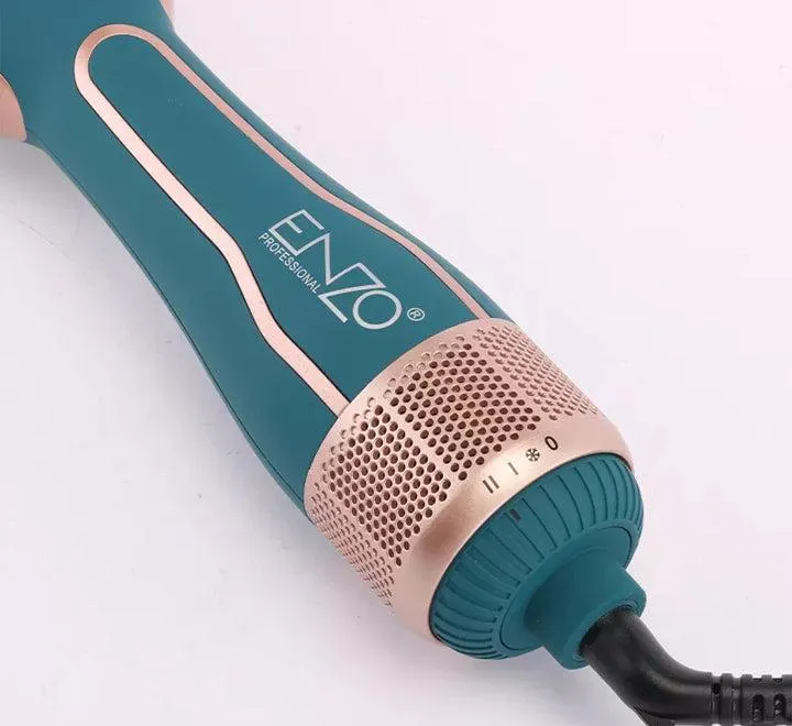 Enzo Hair Dryer Brush Hot Air Hair Brush Styler