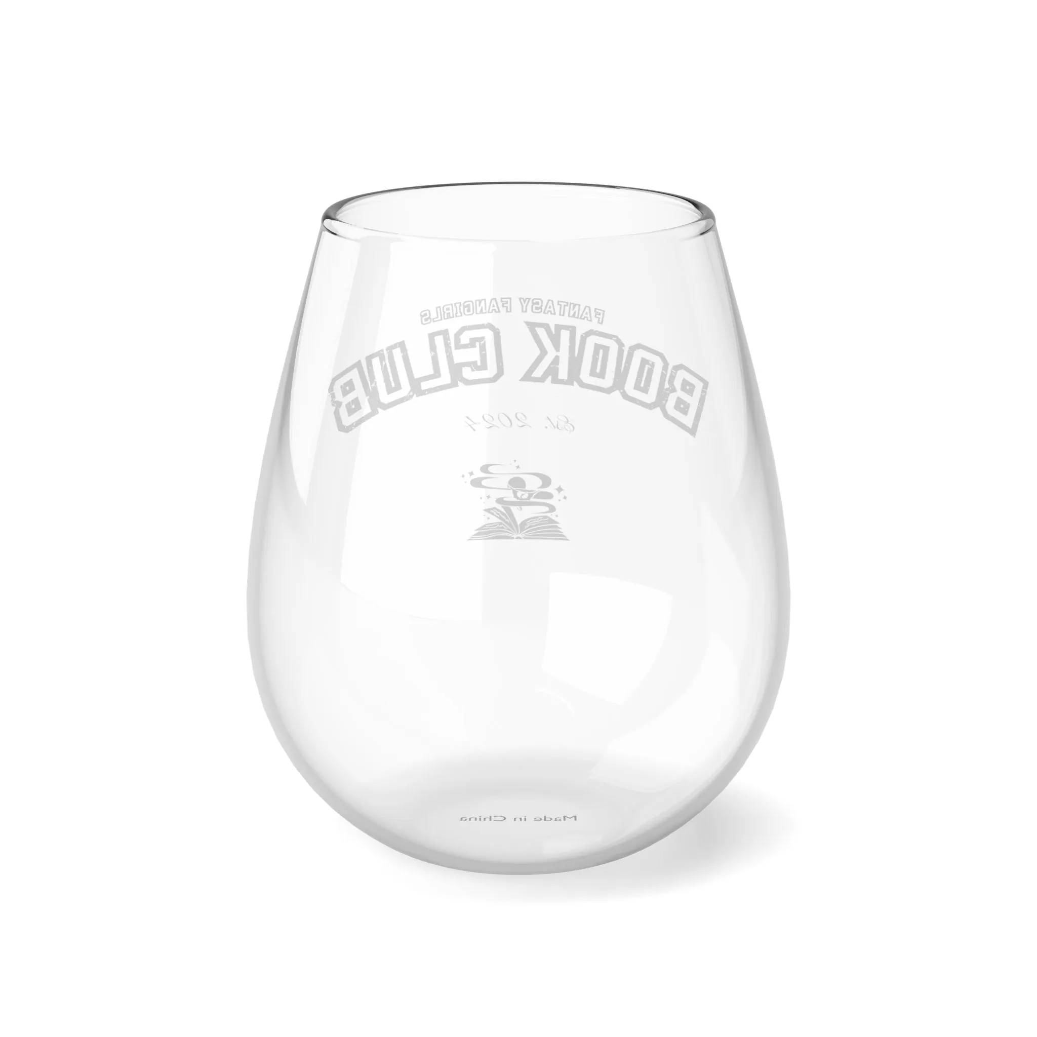 FFG Book Club Stemless Wine Glass (Patreon)