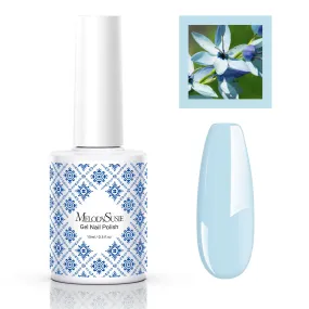 Fleurwee Gel Nail Polish Plant-based 0.5 fl oz/15ml - P06 Ixia Viridiflora Blue