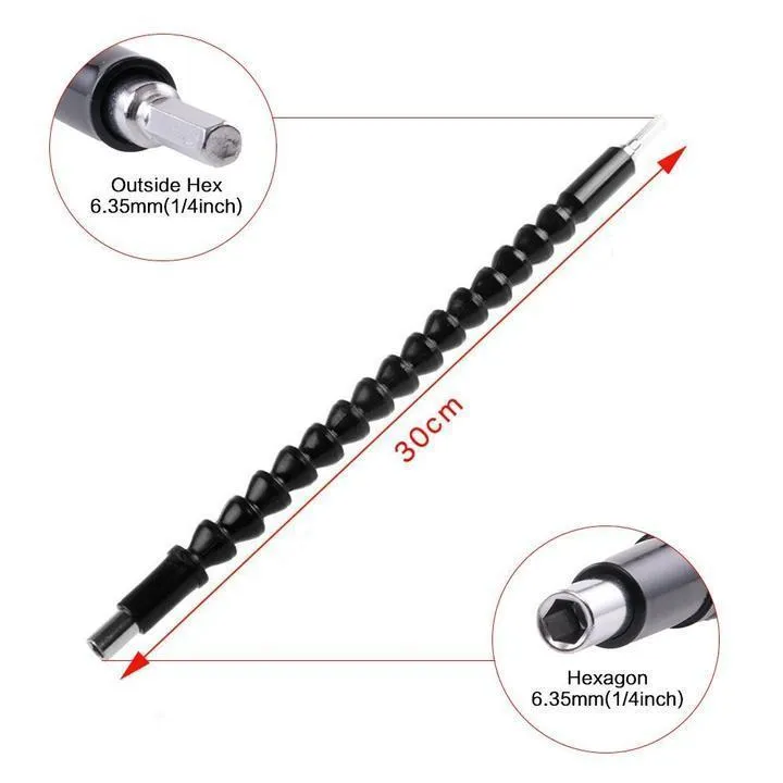 Flexible Bit Drill Extension ( 2PCS ) -Buy more save more!!