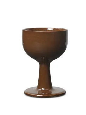 Floccula wine glass in soil