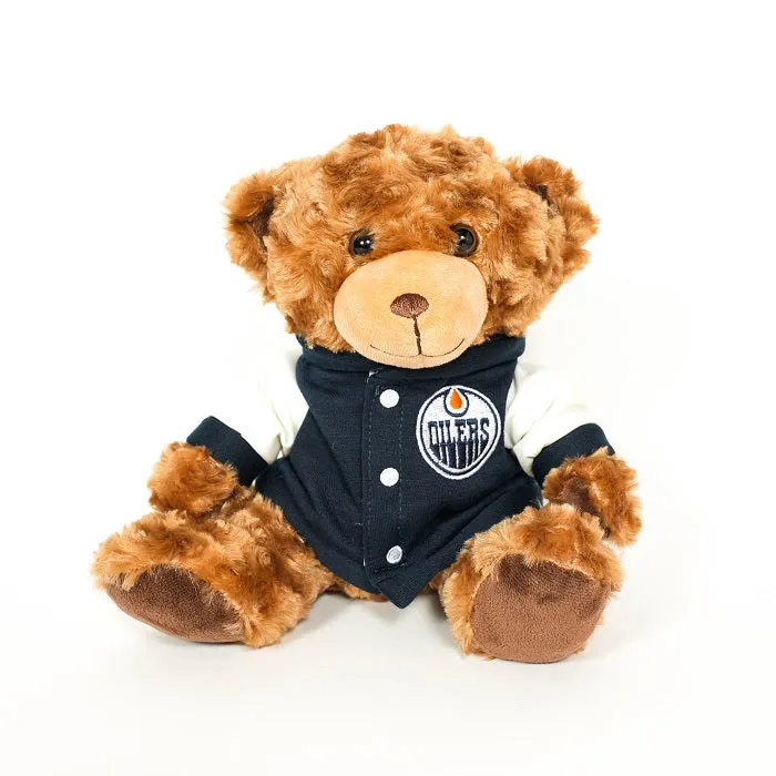 FOCO NHL Edmonton Oilers Plush Varsity Bear