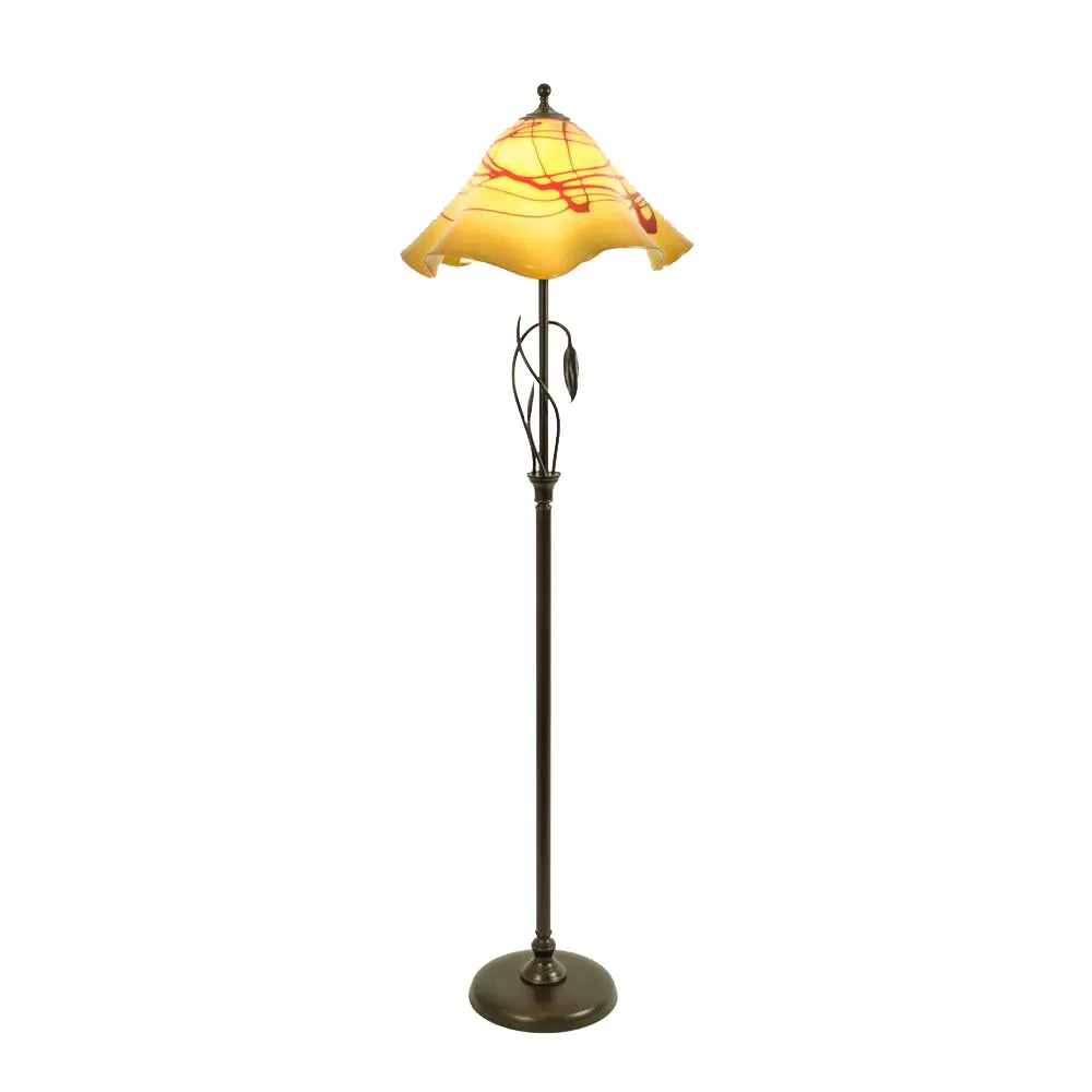 Forged Leaves Floor Lamp