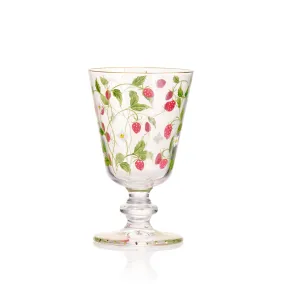 'Fraises des Bois' Wine Glass