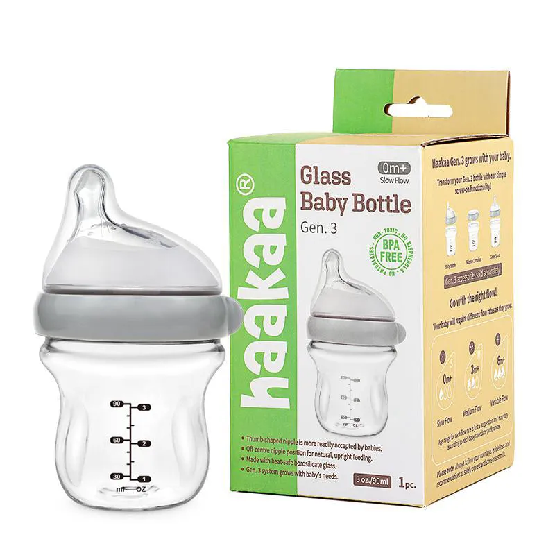 Generation 3 Glass Baby Bottle 120ml /180ml/300ml