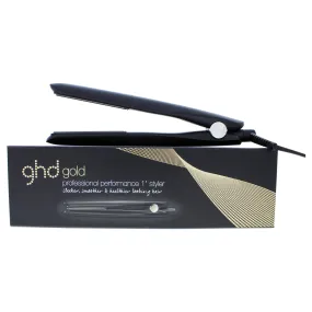 GHD Gold Professional Styler Flat Iron - Black by GHD for Unisex - 1 Inch Flat Iron