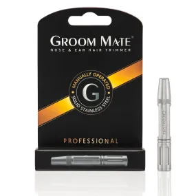 Groom Mate Professional Nose & Ear Hair Trimmer, Manually Operated