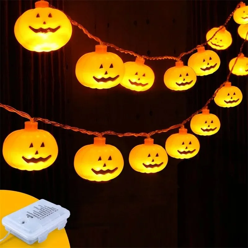 Halloween String Lights Pumpkin LED Light - Halloween Lights for Indoor and Outdoor Decoration