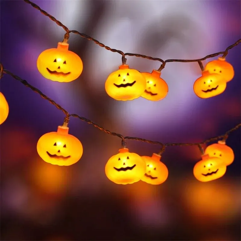 Halloween String Lights Pumpkin LED Light - Halloween Lights for Indoor and Outdoor Decoration