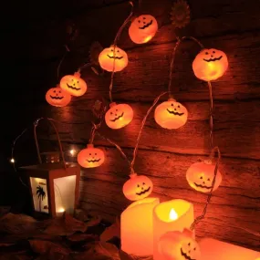 Halloween String Lights Pumpkin LED Light - Halloween Lights for Indoor and Outdoor Decoration