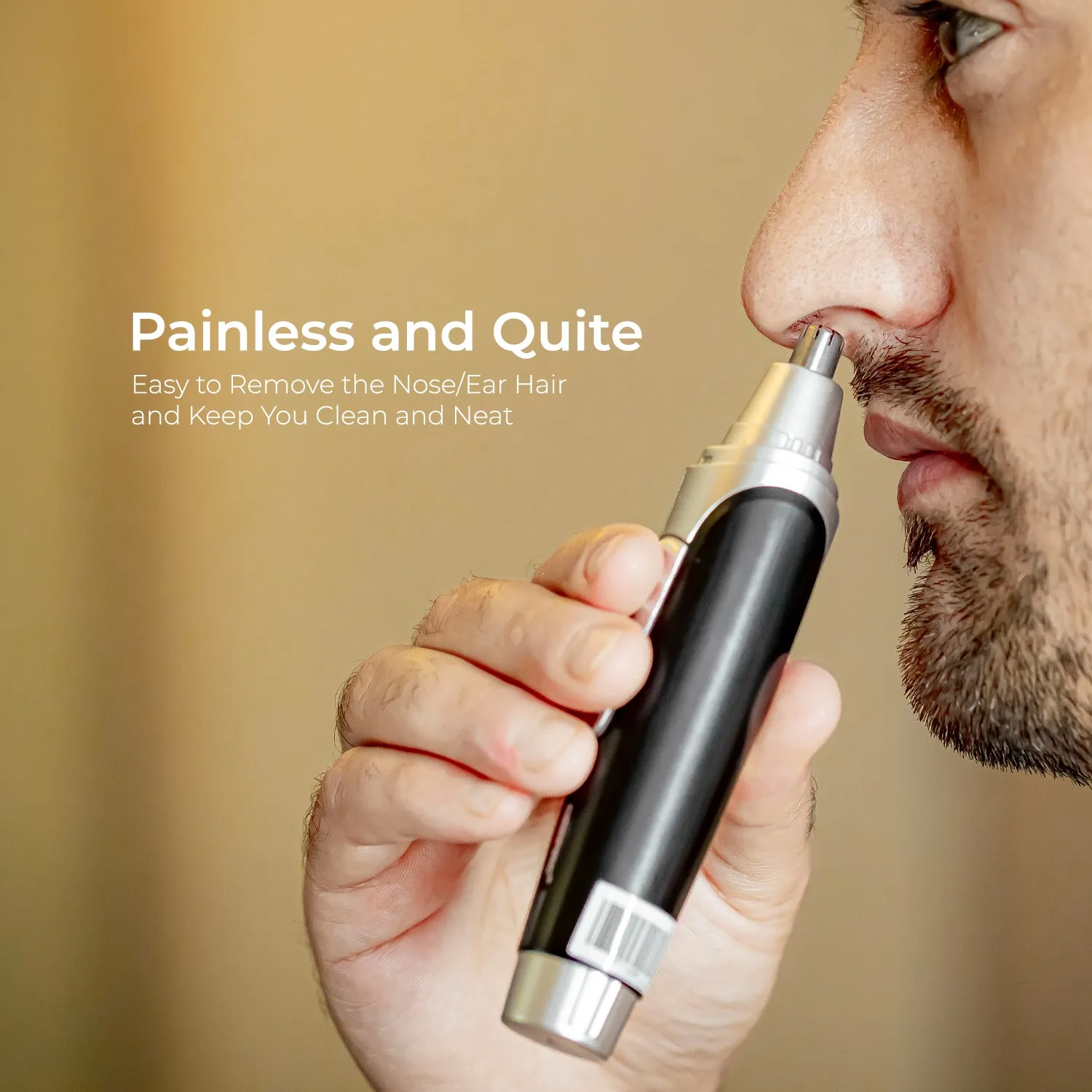 Handheld Nose and Ear Hair Trimmer