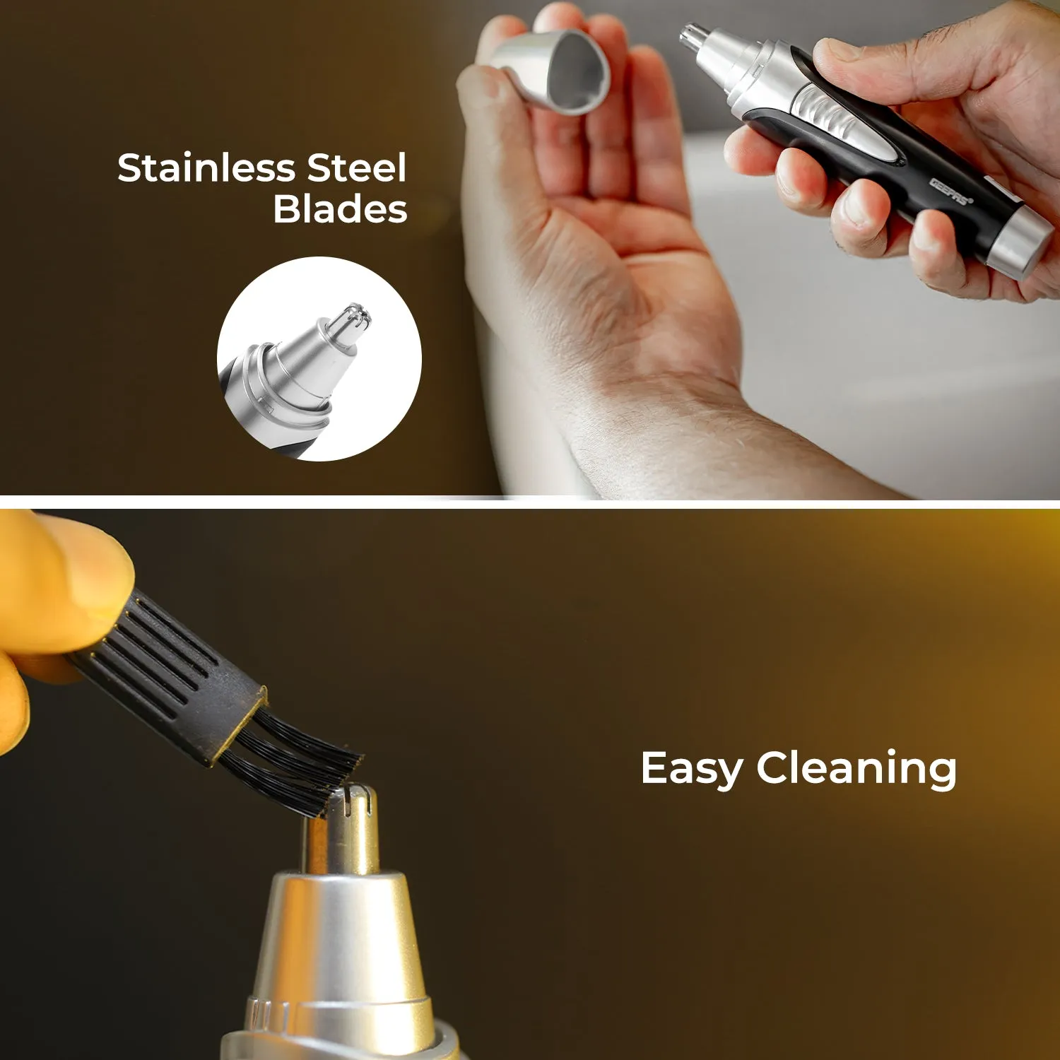 Handheld Nose and Ear Hair Trimmer