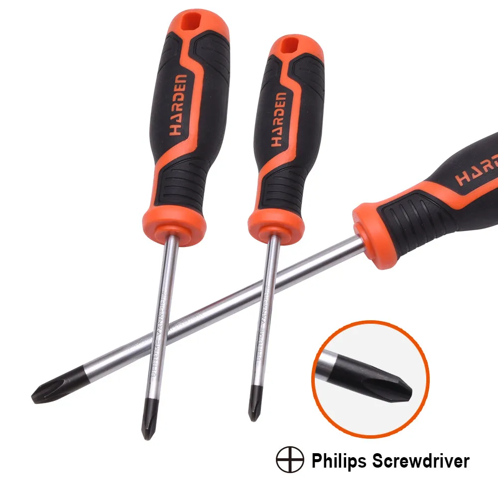 Harden Philips Screwdriver with Soft Handle
 PH2 x 250mm