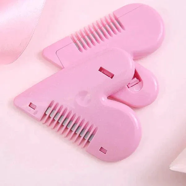 Heart Shaped Hair Trimmer Comb - ( Pack Of 2 )