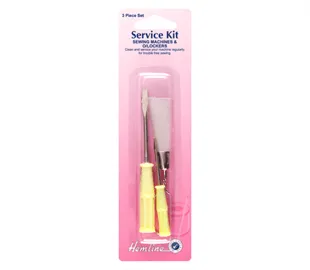 HEMLINE MACHINE SERVICE KIT - 1X BRUSH & 2X SCREWDRIVERS