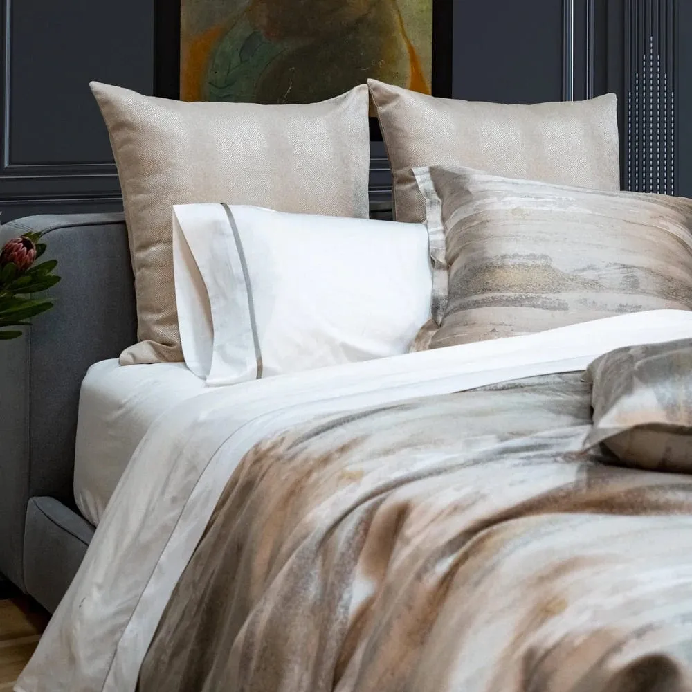 Horizon Gold/Silver Bedding by Ann Gish