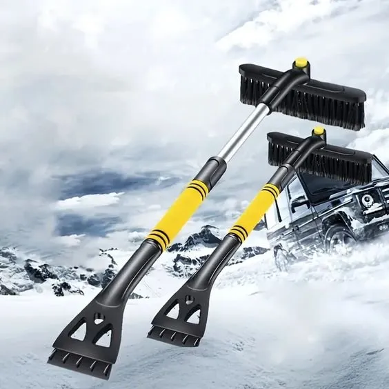 Ice Scraper Brush - Removable Snow Removal Tool