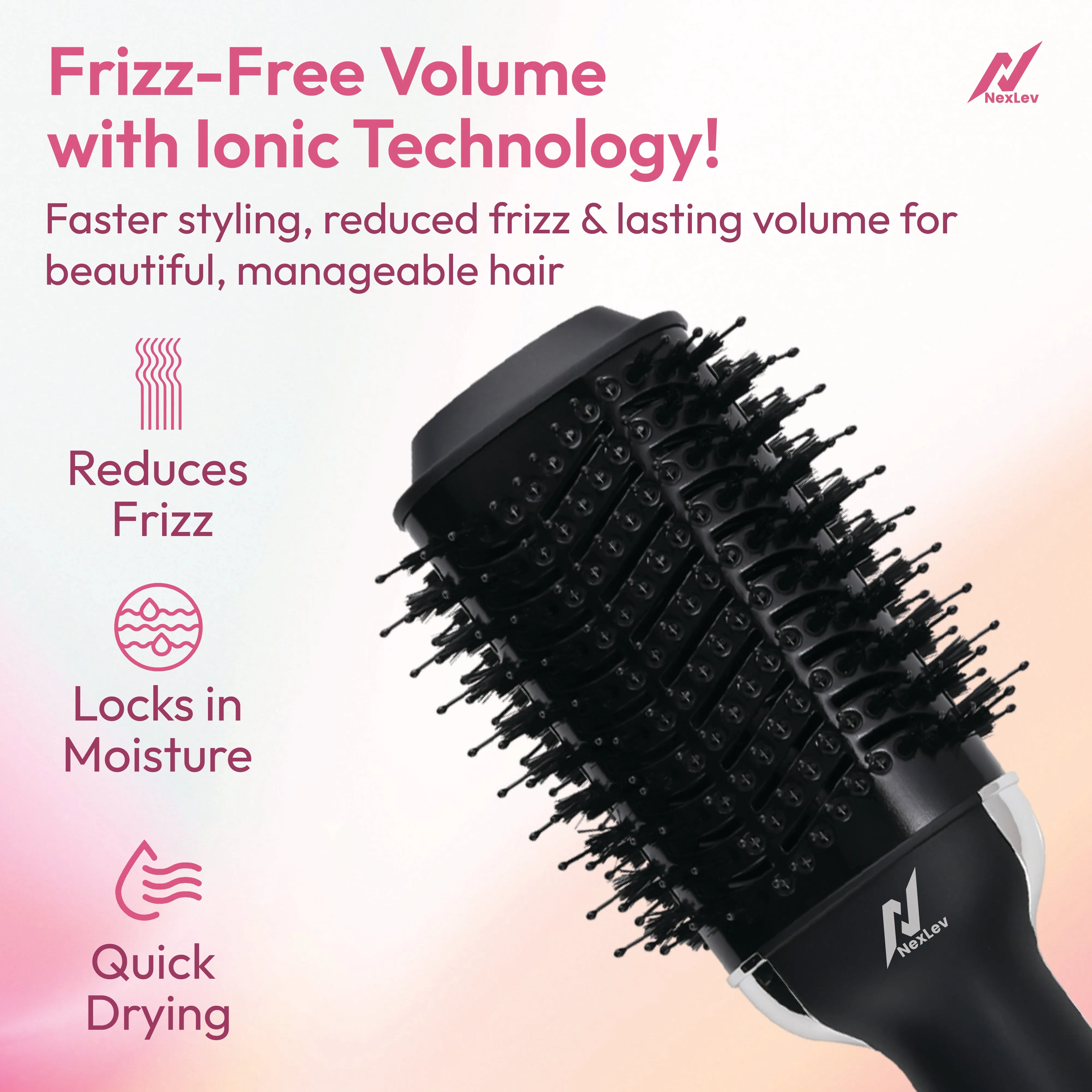 IONIC Volumizer Hair Brush | (V-01)