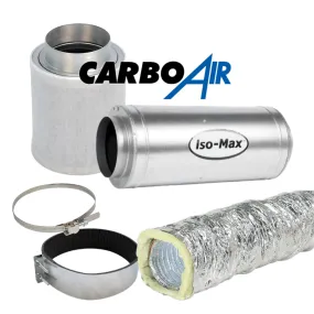 Isomax Silencer Fan & CarboAir Filter Extraction Kit