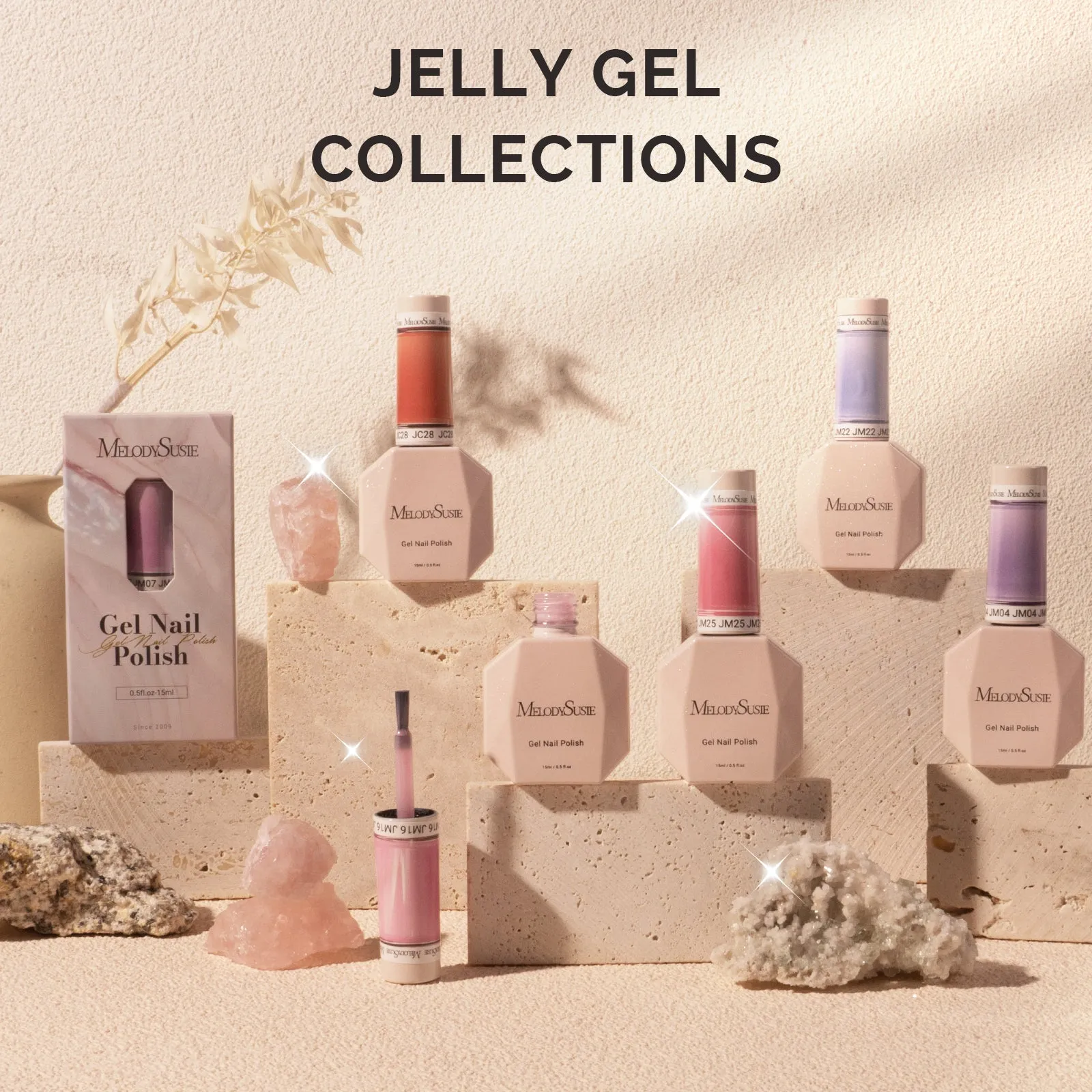 Jeweliver Jelly Gel Polish 15ml - White Jade - JG36