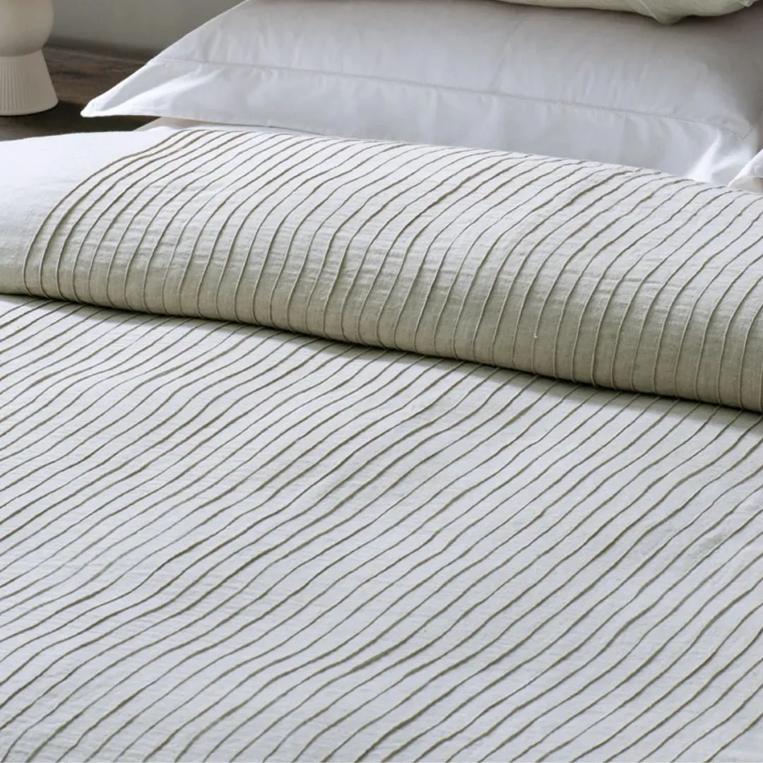 Kaiyu Natural Linen Duvet Cover - King