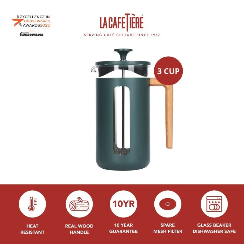 La Cafetiere Pisa Cafetiere 3 Cup Green