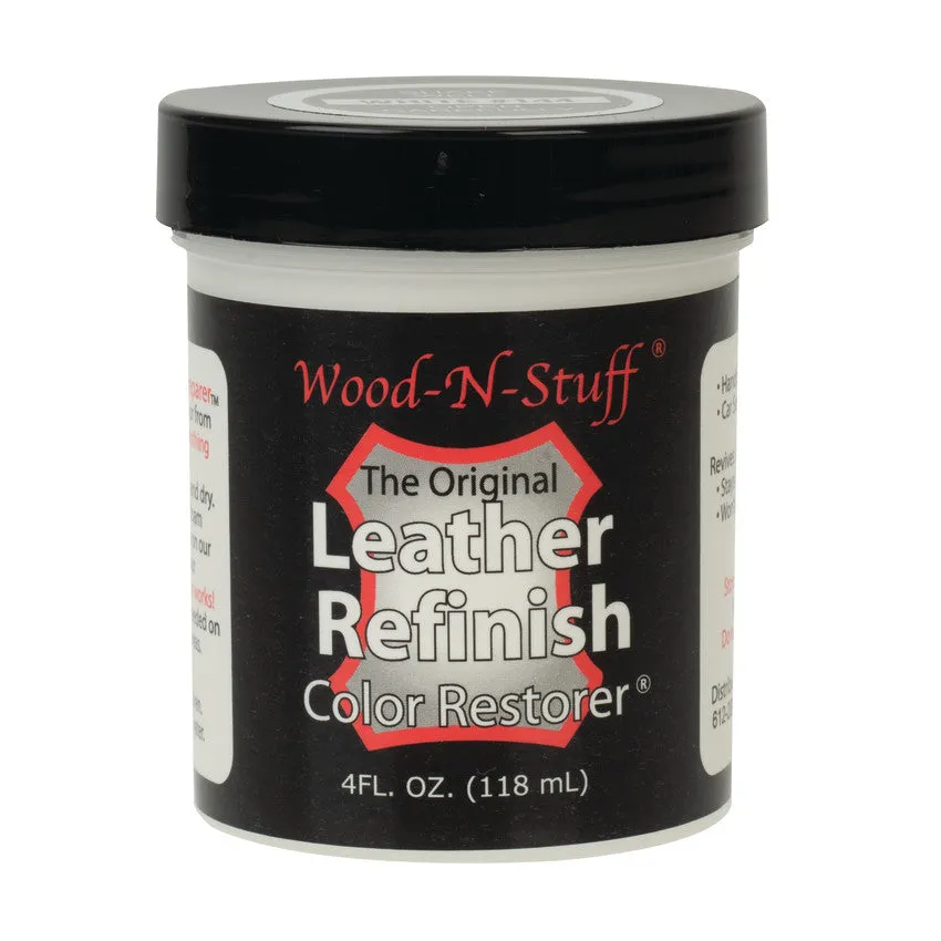 Leather Refinish, White 4 oz, #WS-LA-WHT