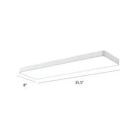 LED Office Ceiling Light - Modern Nordic Acrylic Flush Mount Fixture