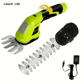 Leisch Life 2-in-1 Cordless Grass Shear & Shrubbery Trimmer