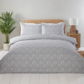 Lewis's Ovie Duvet Set - Grey