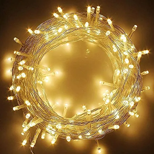 Lexton 40 Feet LED Decorative String Light |for Indoor & Outdoor Decorations (Warm White, Pack of 1), standard (Lex-String/40Feet)(Plastic)