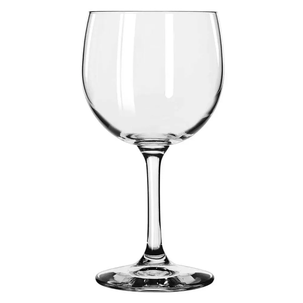 Libbey 8515SR Bristol Valley Series 13.5 oz Wine Glass with Thick Stem and Wide Base, and Rounded Bowl,Case of 24 Pcs