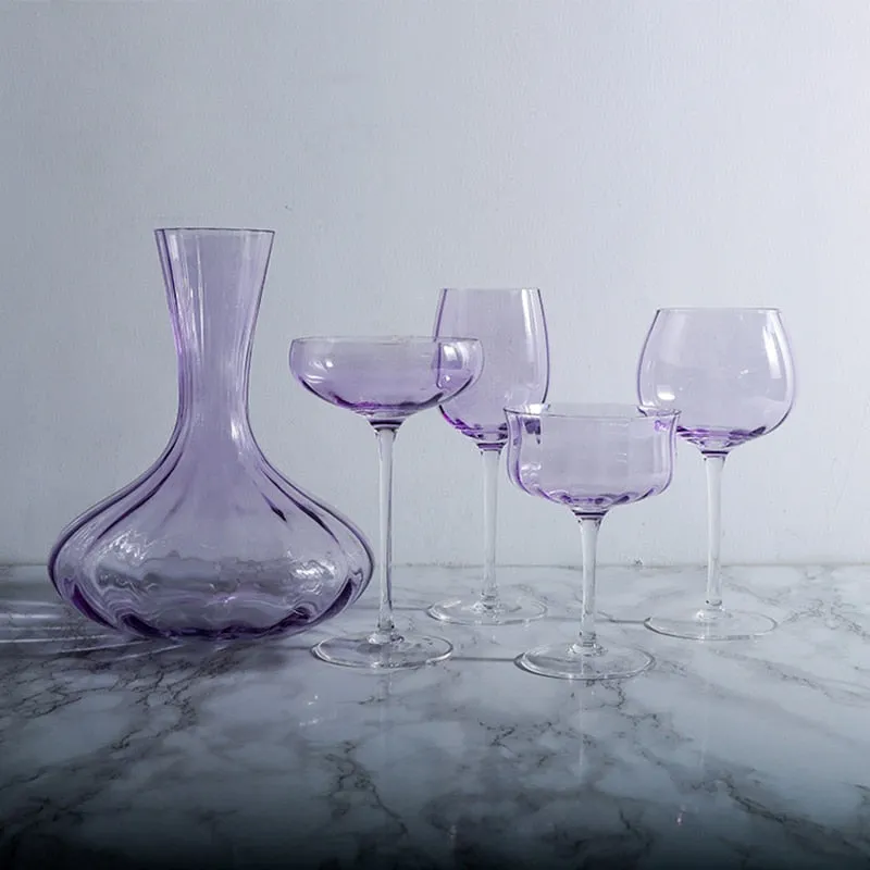 Lilac Wine Luxury Glass & Decanter