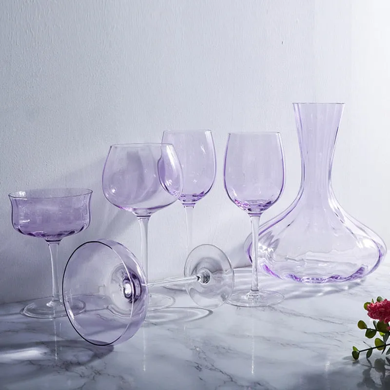 Lilac Wine Luxury Glass & Decanter