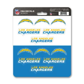 Los Angeles Chargers 12 Count Mini Decal Sticker Pack