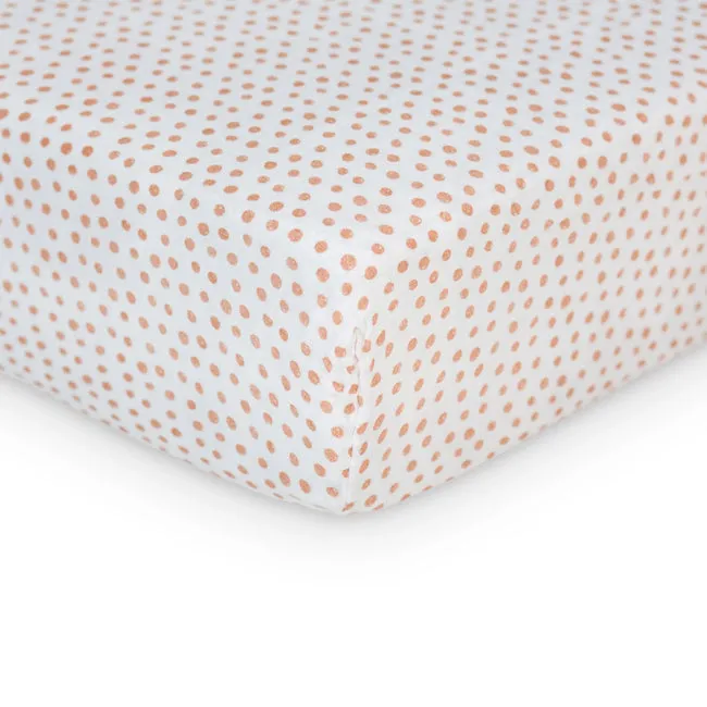 Lulujo Boho Crib Sheet - Dots