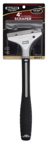 Master Painter MP WPS 12" Inch Long Handle 4" Wide Blade Wall Stripper / Scraper - Quantity of 2