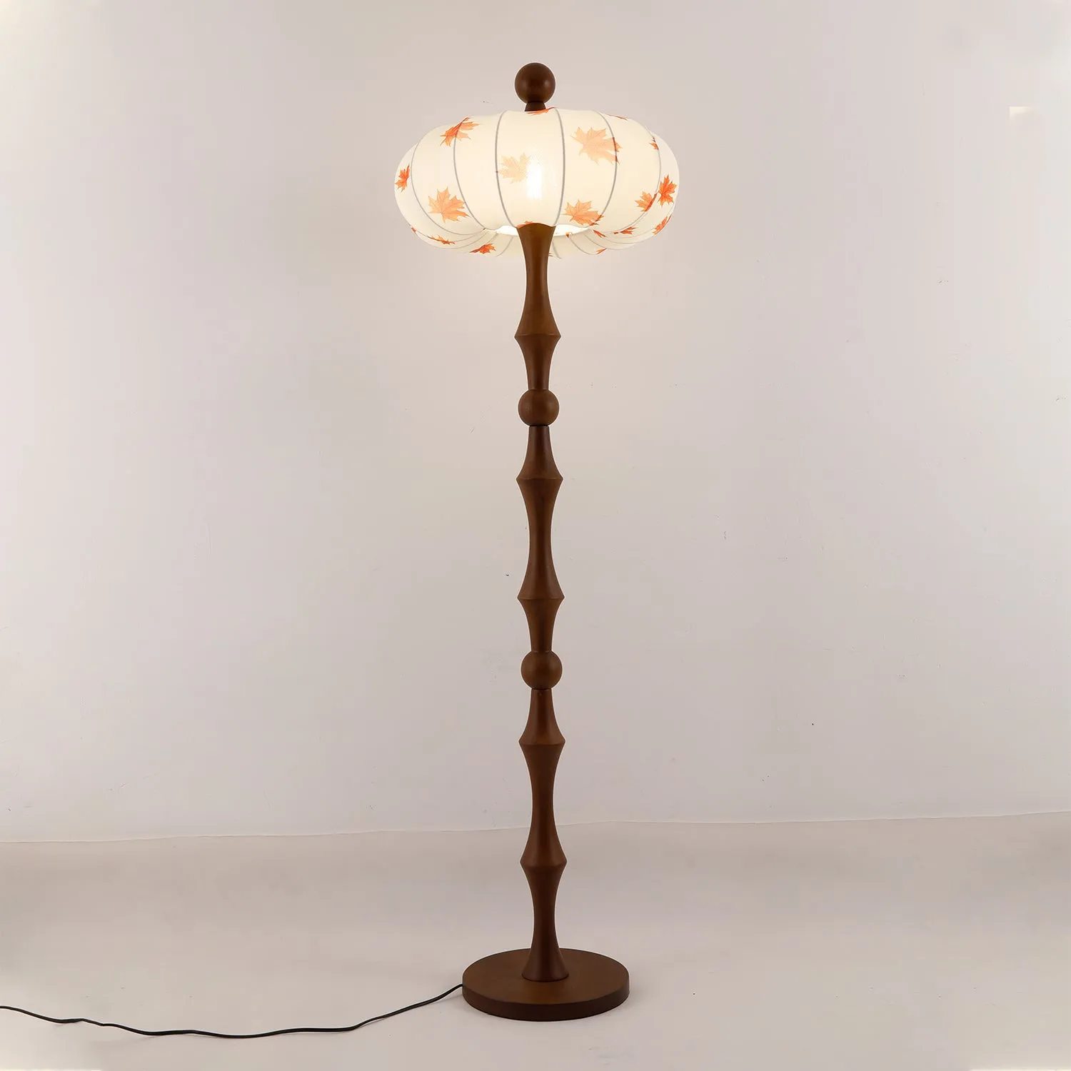 Milo Walnut Floor Lamp